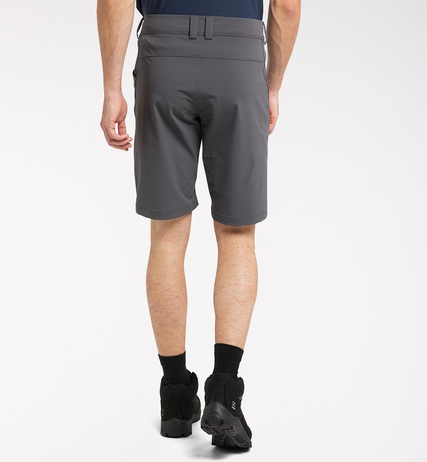 Haglöfs Mens Morän Shorts Black/Red New Zealand 26819WDMP